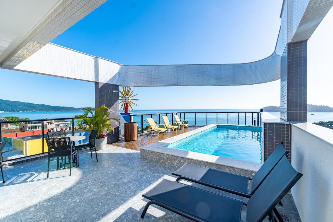 Confortavel Loft Em Condominio Com Piscina Bombinhas Extérieur photo