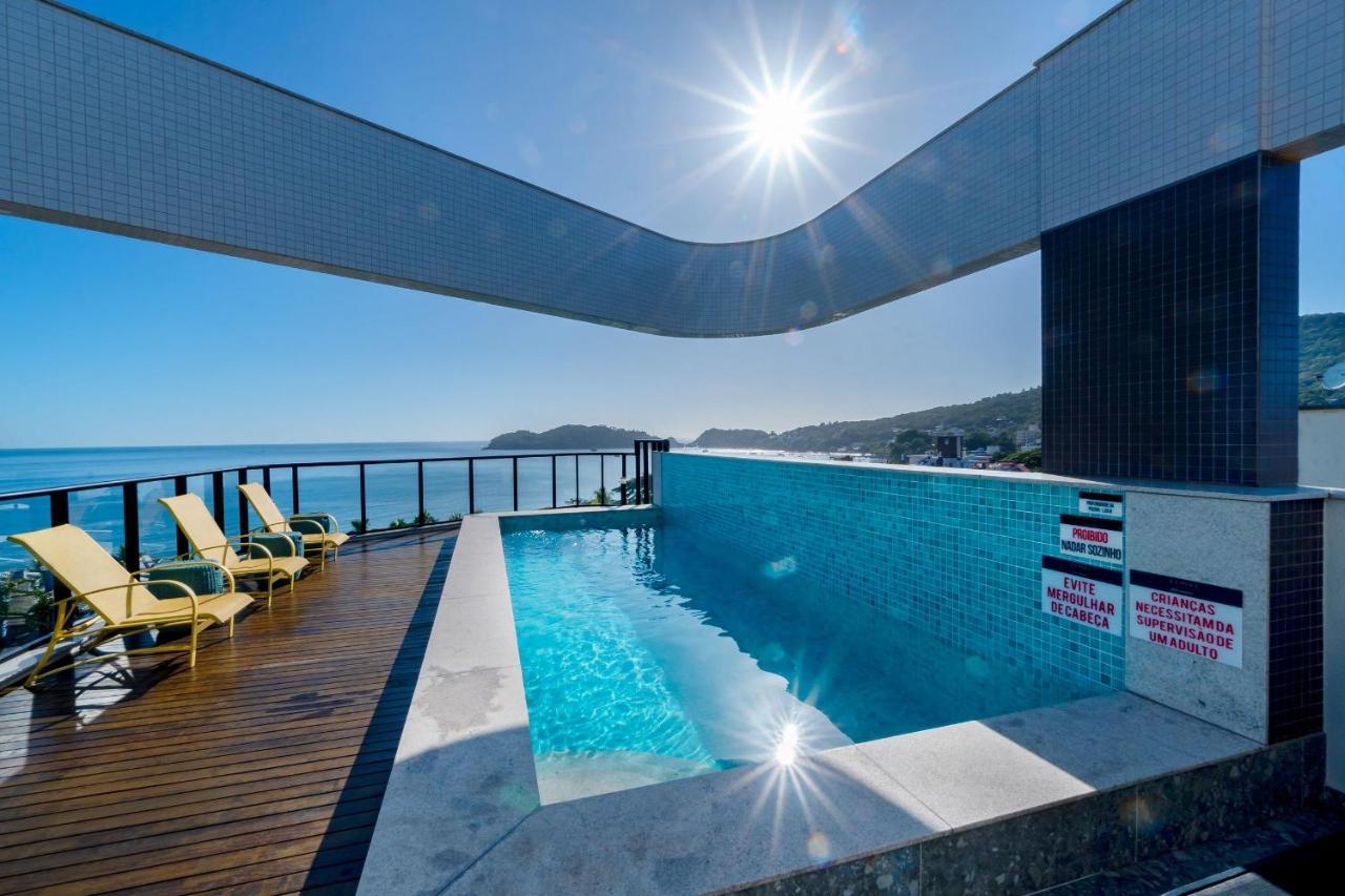 Confortavel Loft Em Condominio Com Piscina Bombinhas Extérieur photo