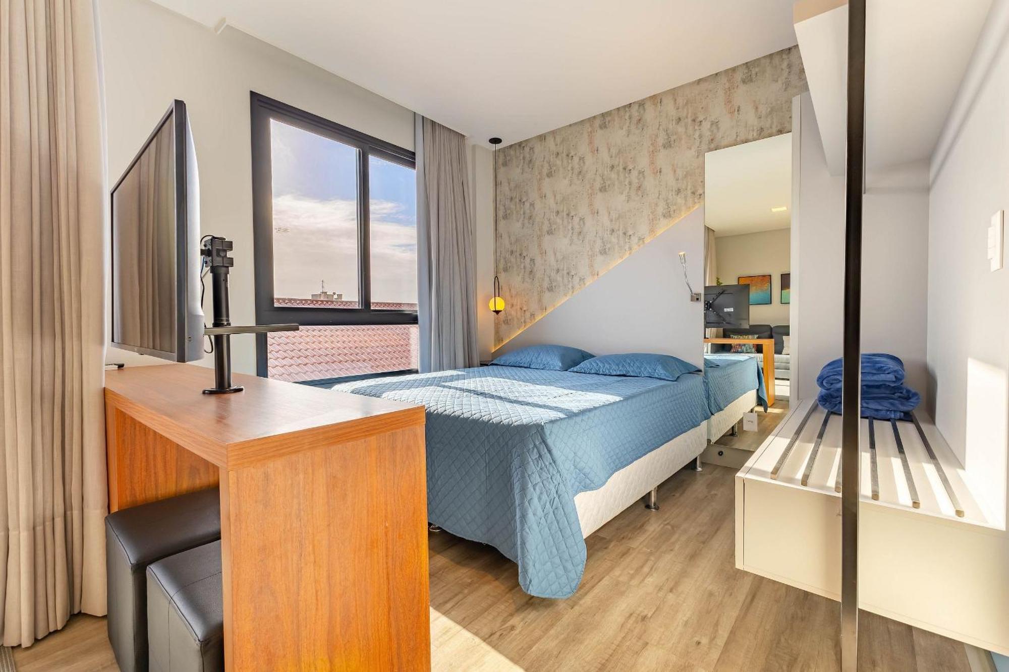 Confortavel Loft Em Condominio Com Piscina Bombinhas Extérieur photo